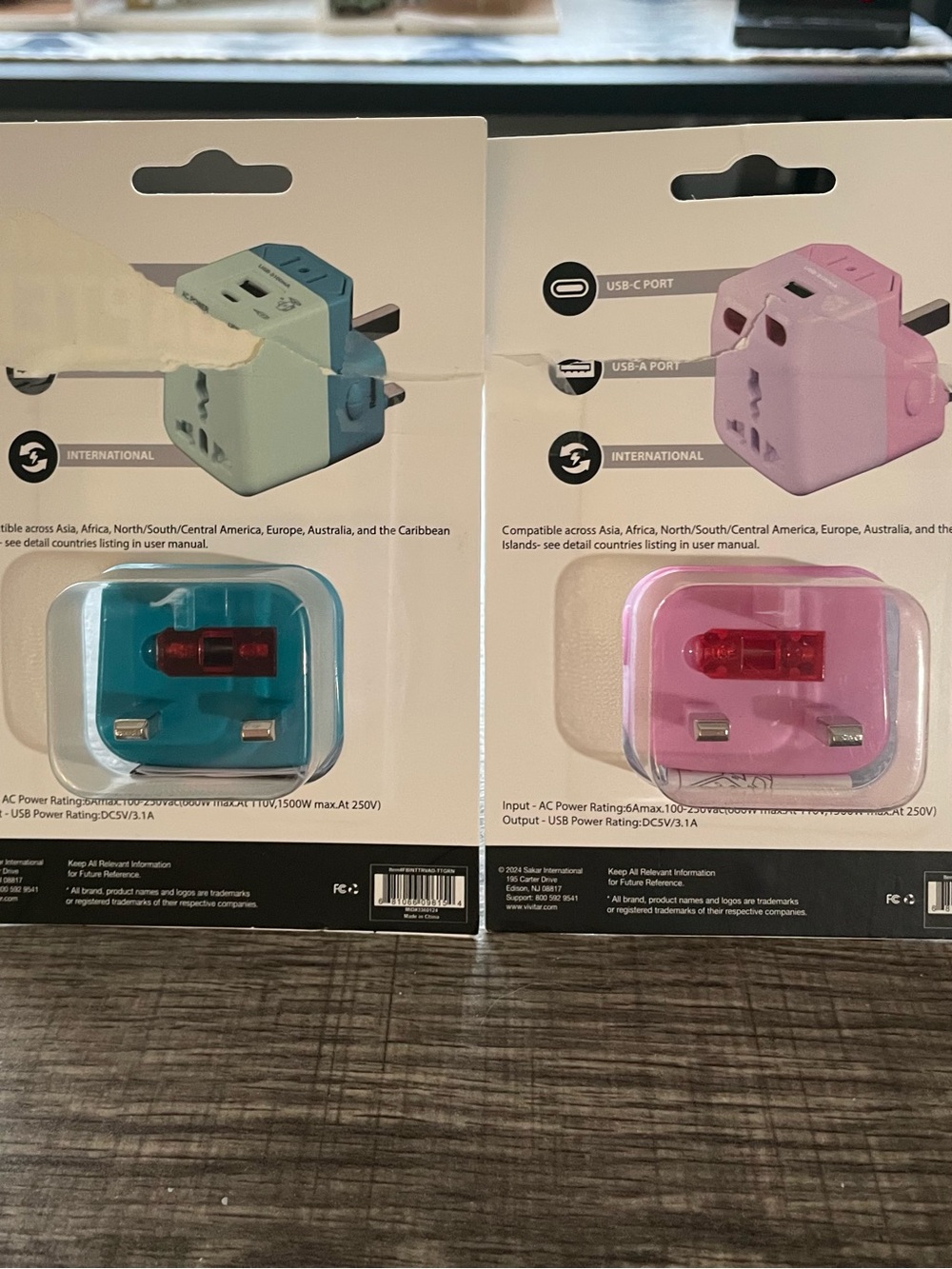Compact International Travel Adapter